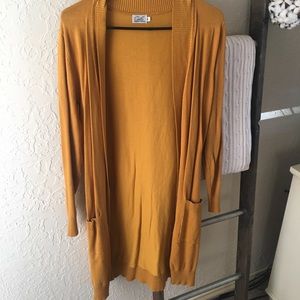 Mustard cardigan